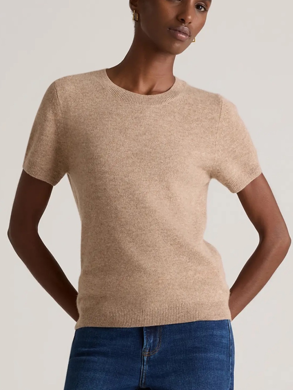 Quince Mongolian Cashmere Tee